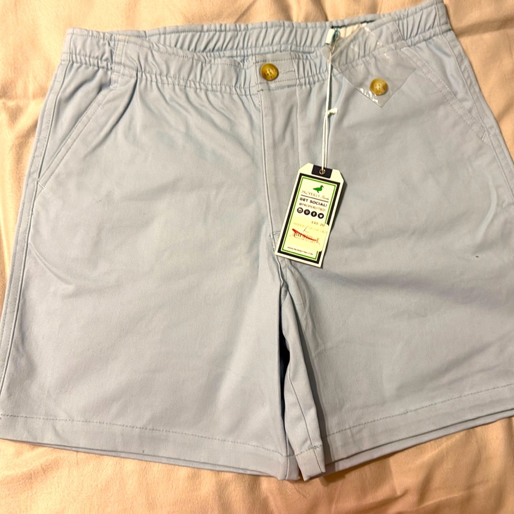 Properly Tied size youth X-Large (14-16) light blue shorts